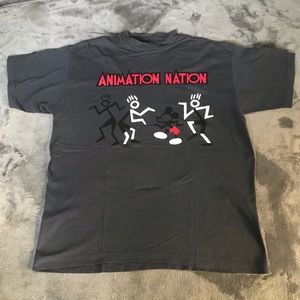 VINTAGE Disney Animation Nation Mickey Mouse Tee